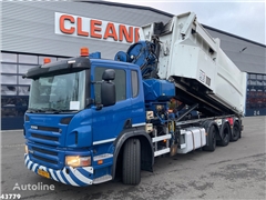 Scania P 360 8x2 Hiab 21 Tonmeter laadkraan