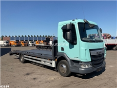 DAF LF 180 Euro 6 Autotransporter met oprijplaten Just