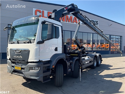 MAN TGS 32.470 8x4 Euro 6 Hiab 22 Tonmeter laadkraan J