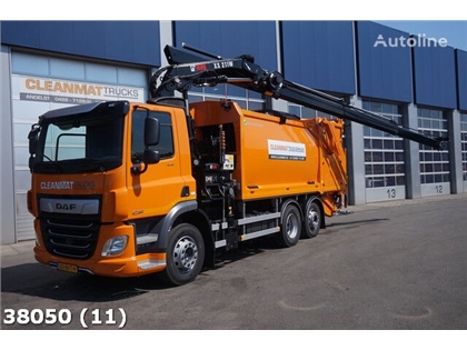 Śmieciarka DAF FAN CF 340 Hiab 21 ton/meter laadkr