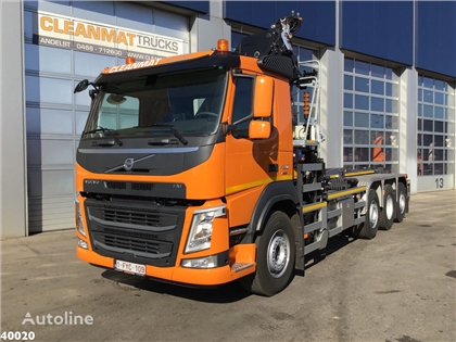 Volvo FM 420 8x2 HMF 28 ton/meter laadkraan Welvaarts we