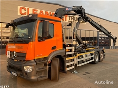 Mercedes Actros Ciężarówka hakowiec Mercedes-Benz Actros 2643 Euro 6 HMF 23 Tonmeter laadkraan