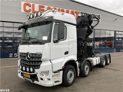 Mercedes Arocs 3251 8x4 Euro 6 Fassi 80 Tonmeter laadkraan