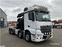 Mercedes Arocs 3251 8x4 Euro 6 Fassi 80 Tonmeter laadkraan