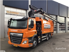 Śmieciarka DAF FAN CF 340 Hiab 21 Tonmeter laadkra