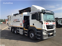 Śmieciarka MAN TGS 26.360 Hiab 23 ton/meter laadkr