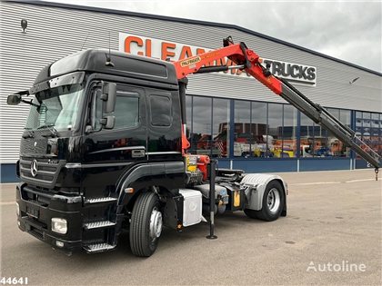 Mercedes Axor Ciągnik siodłowy Mercedes-Benz Axor 1840 Euro 5 Palfinger 14 Tonmeter laadkraan