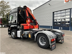 Mercedes Axor Ciągnik siodłowy Mercedes-Benz Axor 1840 Euro 5 Palfinger 14 Tonmeter laadkraan