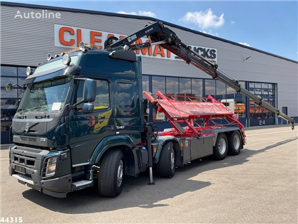 Volvo FMX 540 8x4 Euro 6 Hiab 28 Tonmeter laadkraan