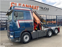 DAF FTS 95 XF 480 Manual Palfinger 36 Tonmeter laadkra