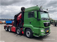 Żuraw samojezdny MAN TGS 35.500 8x4 HMF 95 Tonmete