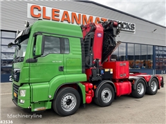 Żuraw samojezdny MAN TGS 35.500 8x4 HMF 95 Tonmete