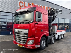 Żuraw samojezdny DAF FAD XF 480 8x4 Euro 6 Fassi 9