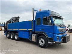 Żuraw samojezdny Volvo FMX 450 8x4 Hiab 63 Tonmete