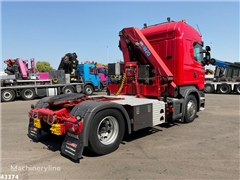 Żuraw samojezdny Scania R 400 HMF 18 Tonmeter laad