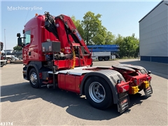 Żuraw samojezdny Scania R 400 HMF 18 Tonmeter laad