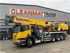 Żuraw samojezdny Scania P 380 8x4 Grove 40 TON + F