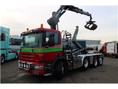 Scania P124-420 + HIAB 166 + 8X2 + HOOK + REMOTE + RETARD