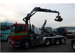 Scania P124-420 + HIAB 166 + 8X2 + HOOK + REMOTE + RETARD