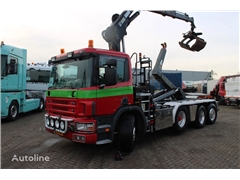 Scania P124-420 + HIAB 166 + 8X2 + HOOK + REMOTE + RETARD