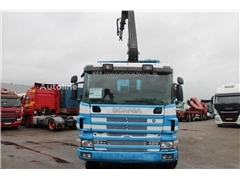 Scania G 420 + MANUAL + TIPPER + HIAB 144B-1 CL +EURO 3