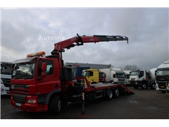 DAF CF 85.410 + FASSI 33ton + transporter edition + wi