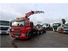 DAF CF 85.410 + FASSI 33ton + transporter edition + wi