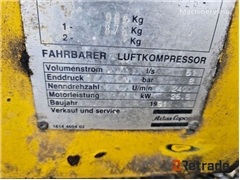 Sprzedam kompresor mobilny Atlas Copco 1991mod. AT