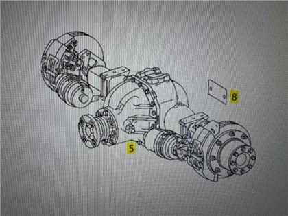 MERCEDES BUS TOURISMO REAR AXLE HO6 // 746218