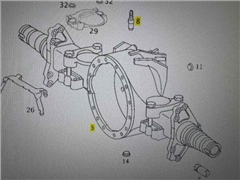 MERCEDES BUS TOURISMO REAR AXLE HO6 // 746218