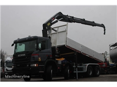 Żuraw samojezdny Scania P 410 + TIPPER + 8X4 + HIA