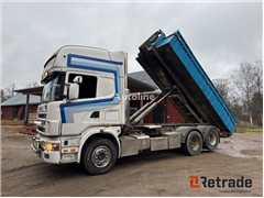 Sprzedam wywrotka Scania R144GB 6X2 NZ 460 med las