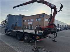 Volvo FH460, HMF 1244 Skip loading platform