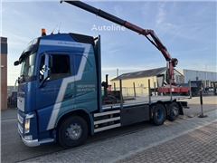 Volvo FH460, HMF 1244 Skip loading platform