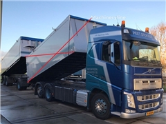 Żuraw samojezdny Volvo FH460, HMF 1244 Skip loadin