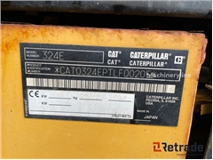 Sprzedam koparki gąsienicowe Caterpillar 324E popr