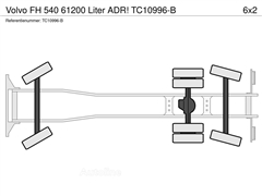 Volvo FH 540 61200 Liter ADR!