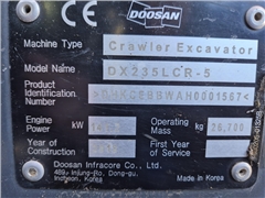 Koparka gąsienicowa DOOSAN DX 235 LCR-5