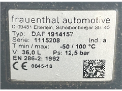 Zbiornik powietrza DAF XF 106 1914157 do ciągnika