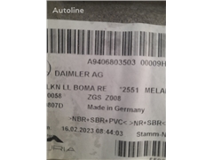 WYKŁADZINA KABINY R Mercedes-Benz A9406803503 do c