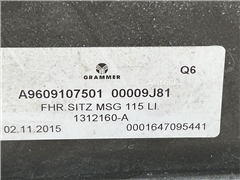 Fotel Grammer ACTROS MP4 A9609107501 do ciężarówki