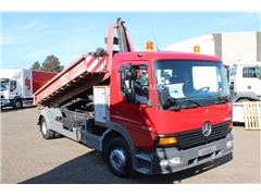 Mercedes Atego Ciężarówka hakowiec Mercedes-Benz Atego reserved!! 1218 + HYVALIFT + CONTAINER + MANUAL