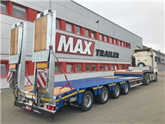 MAX Trailer 4 osiowa semi, najazdy hydrauliczne