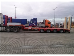 MAX Trailer 4 osiowa semi, najazdy hydrauliczne