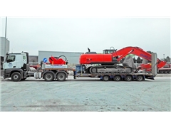 MAX Trailer 4 osiowa semi, najazdy hydrauliczne