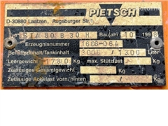 Zabudowa piaskarki ANDERE Pietsch Streuautomat 3m³
