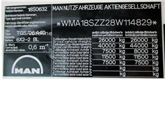 MAN 26.440 TGS Meiller RK 20.70 TS AHK