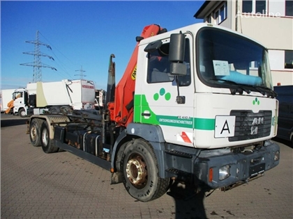 MAN FE 410 A 6x2 Palfinger Kran PK 10500