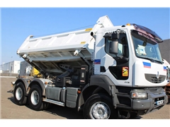 Renault Kerax 410 + 6x4 + 3side tipper + spring + manual