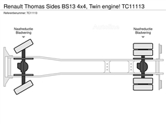 Samochód pożarniczy Renault Thomas Sides BS13 4x4,